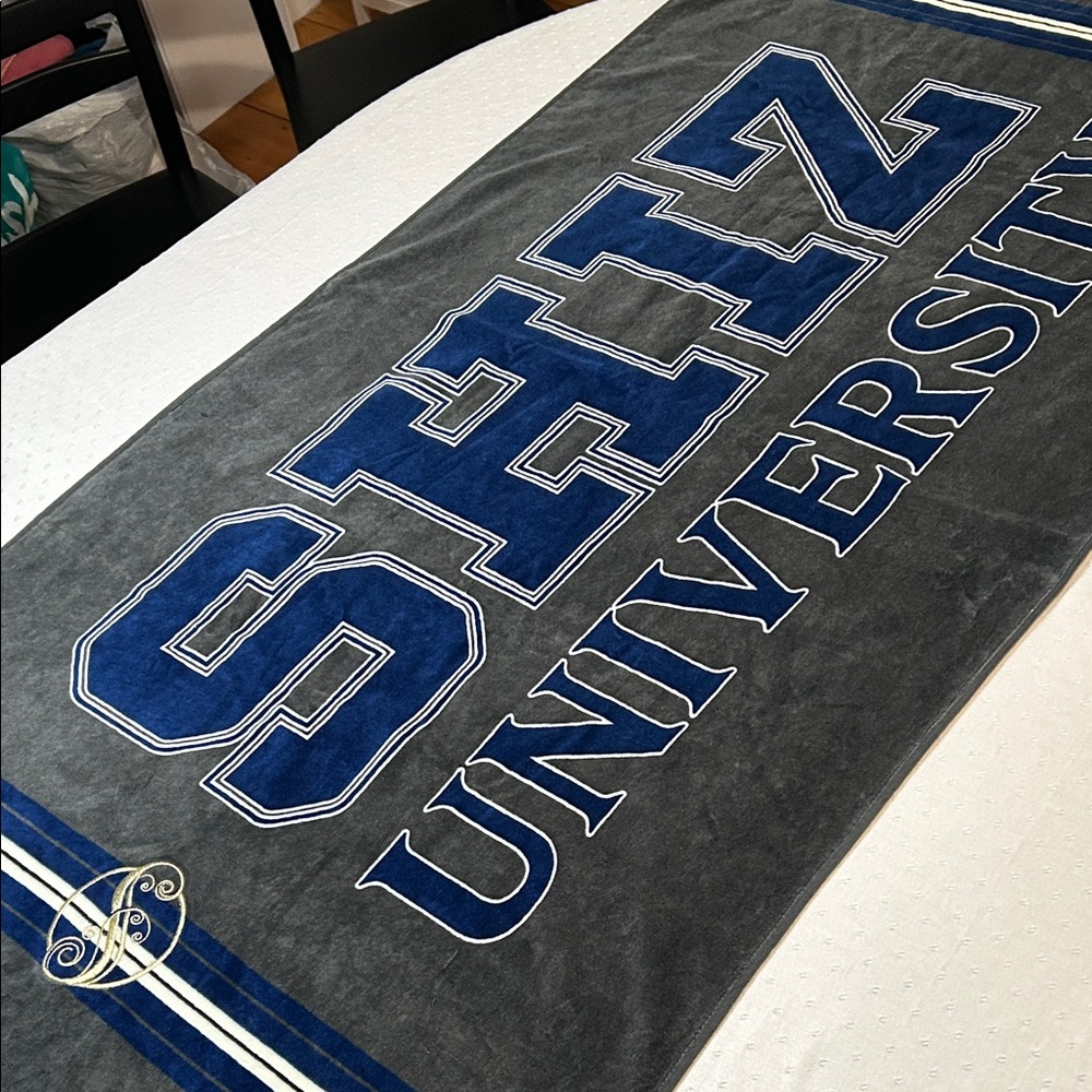 Wicked universal studio striped Shiz University Graphic 100% cotton Beach Towel